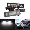 2pcs Car LED Licence Number Plate Light Canbus White OEM1Z0943021For Skoda Octavia 1Z Roomster 5J Car Accessories