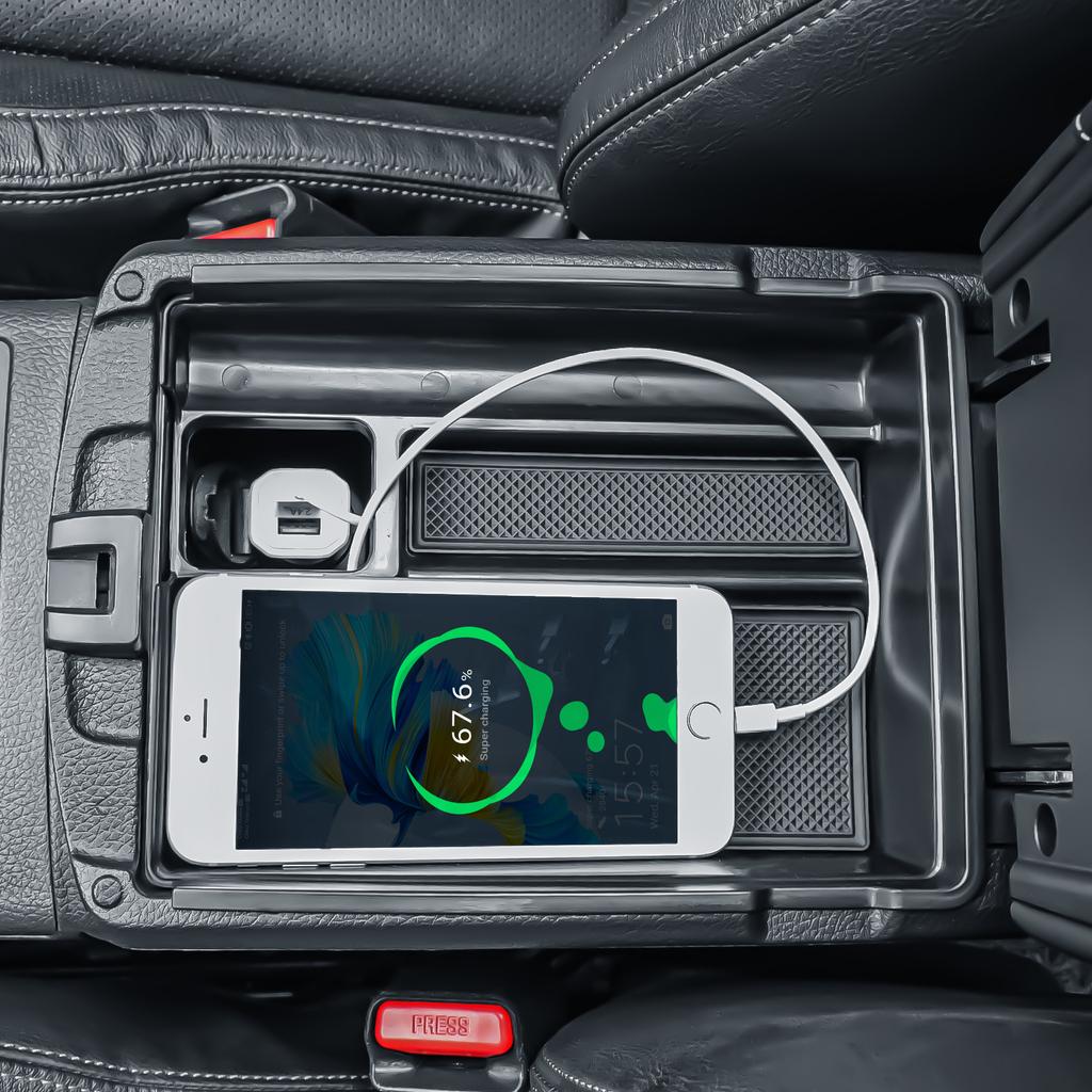 Center Console Organizer Armrest Storage Box For Nissan X-Trail Rogue 2014 2015 2016-2020 Center Console Storage Box Accessories