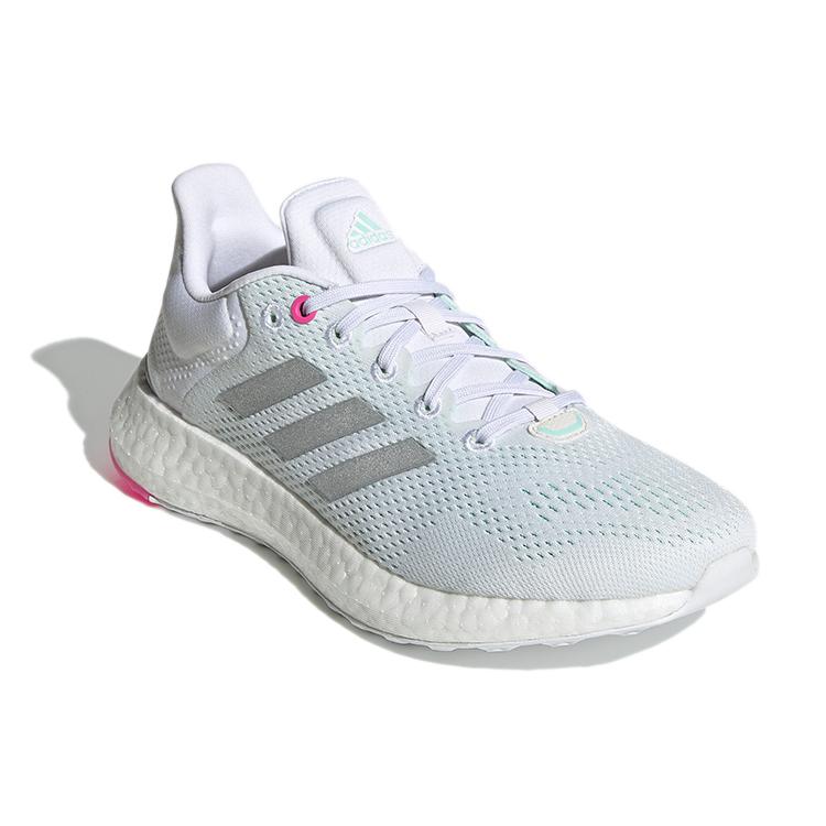 New Adidas Pureboost 21 White Silver Mint Women's GY5097