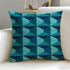 Log Cabin Pattern Cushion Cover Soft  EasyWash Pillow Case  Versatile for Couch Bed Travel and Office