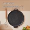 Maifan Stone BBQ Tray: Non-Stick Teppanyaki Grill Pan for Korean BBQ Pot, Induction Cooker, Outdoor Roasting.
