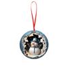2D Flat Acrylic Christmas Snowman Christmas Tree