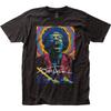 Jimi Hendrix Rainbow Drawing Mens T Shirt Music Classic Band Tee New Black
