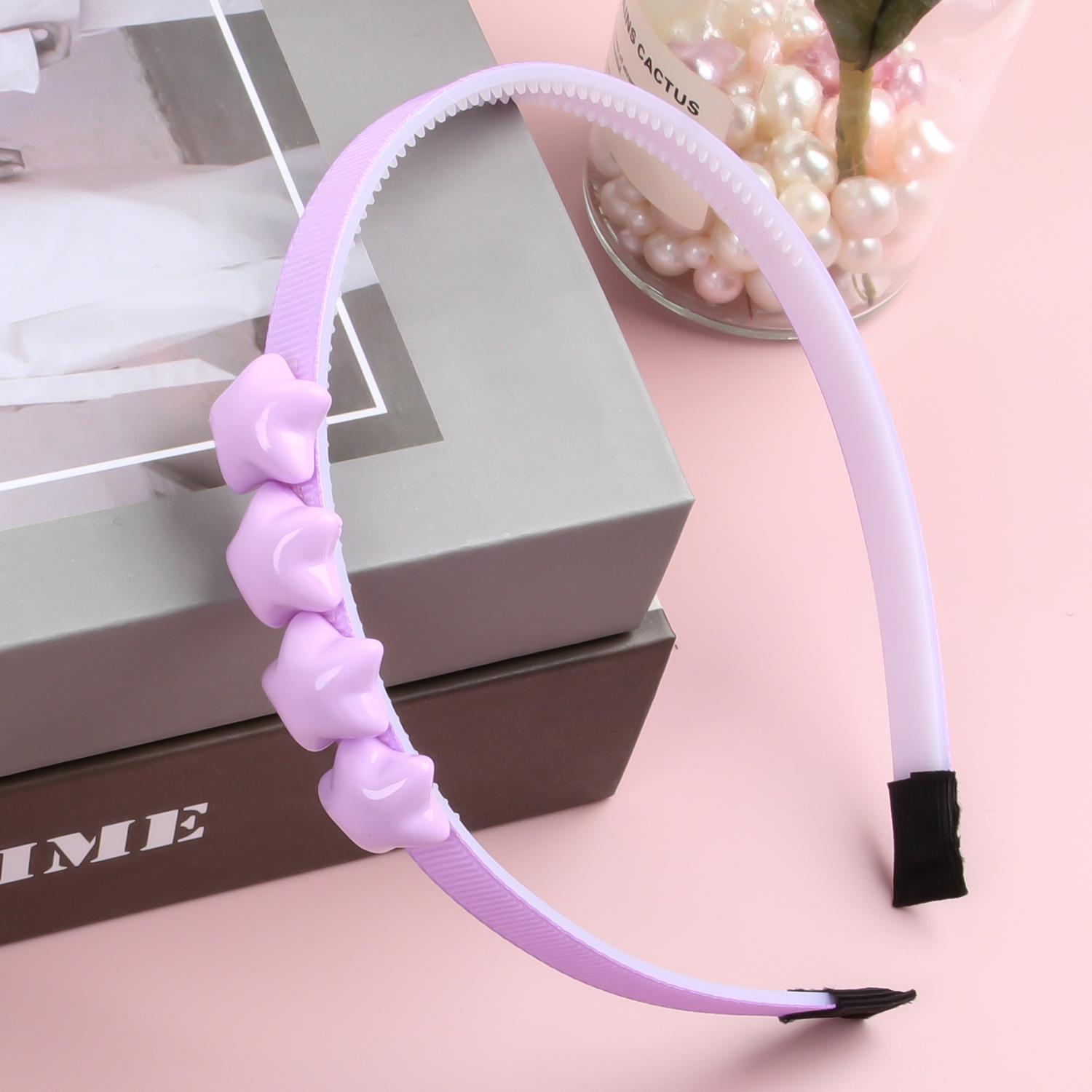 

1 шт. Милые повязки на голову со звездами для девочек, повязки на голову в форме звезд конфетного цвета, повязка на голову с зубчиками, детские аксессуары для волос для вечеринок, школы