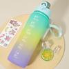 1000ml Gradient Color Water Bottle Large Capacity Gym Sports Bottle for Travel