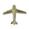 Japan And South Korea High-End Creative Alloy Smooth Plane Brooch Fashion Versatile Men'S And Women'S Suit Coat Corsage Jewelry Pin