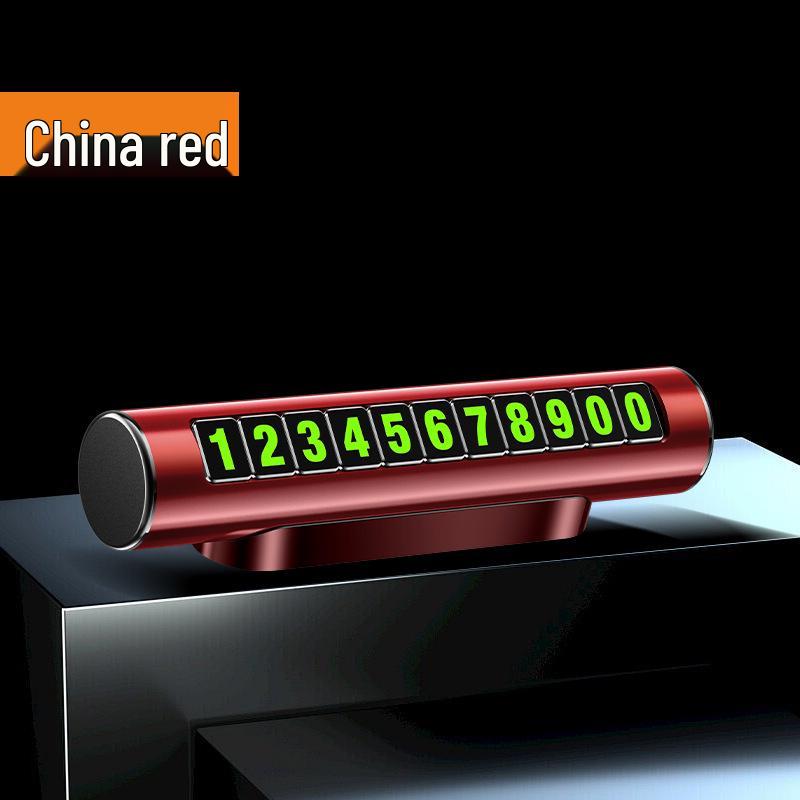 Luxury Temporary Car Parking Number Plate with Company Logo