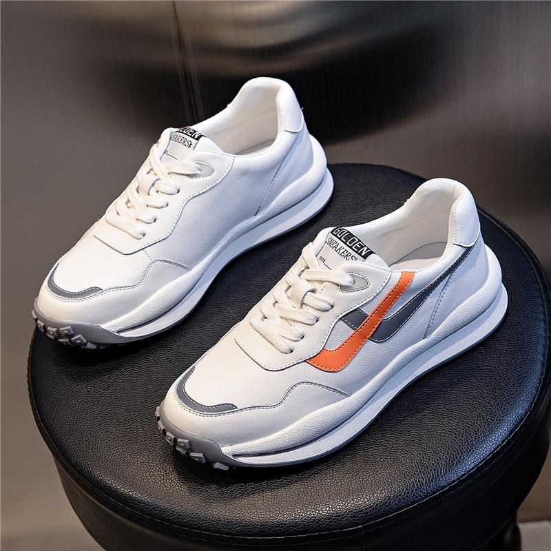 Forrest Gump shoes women's spring 2025 new dad shoes flat running breathable sports shoes women's casual leather women's shoes trend