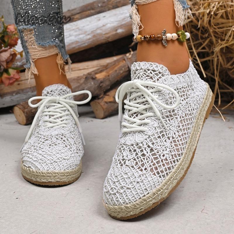 Fashion Women's Sneakers Fashion 2025 New Breathable Woman Shoes Comfortable Casual Sneaker Lace Up Outwear Zapatillas De Mujer Size 43