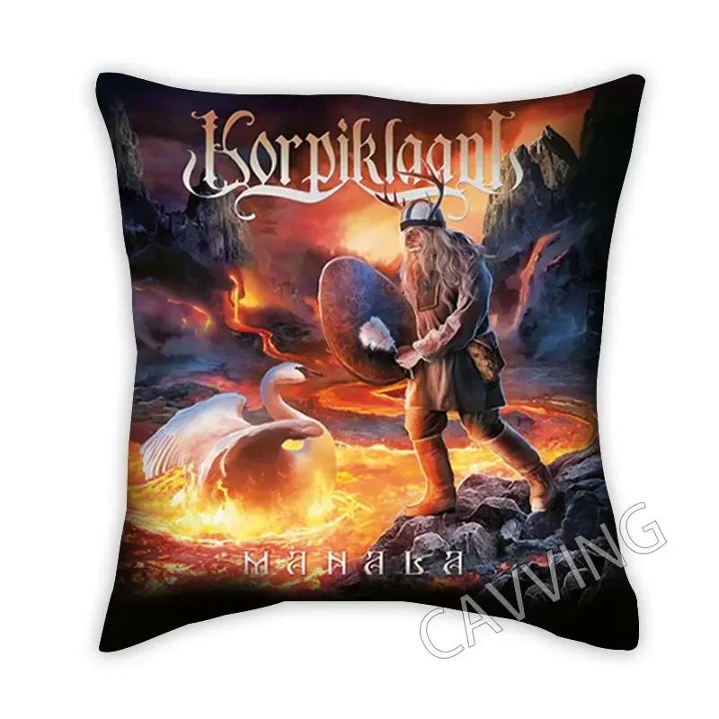 Korpiklaani Rock-Подушки Декоративные С Молнией, Подарок Peach skin 18*18(CM)-1Pcs