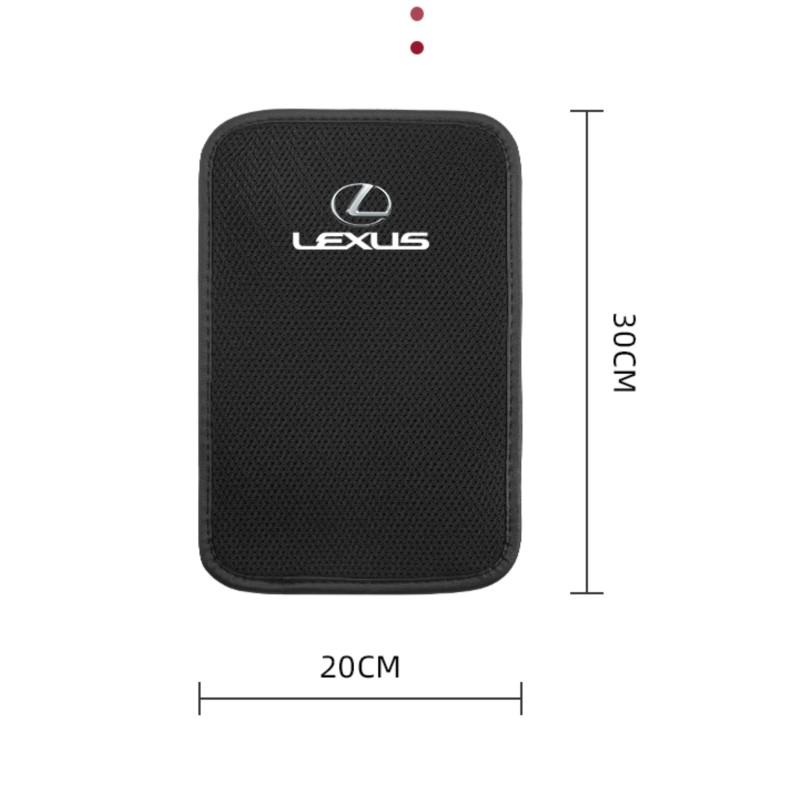 Alfombrilla Protectora para Caja de Reposabrazos de Consola Central de Coche Accesorios Para Lexus F SPORT IS250 IS200 CT200h GS300 LS430 RX450h LX570 IS30