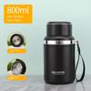 Large-Capacity Thermos Cup 316 Stainless Steel Tea Cup Outdoor Portable Water Cup 1 Liter Travel Sports Water Bottle 1500