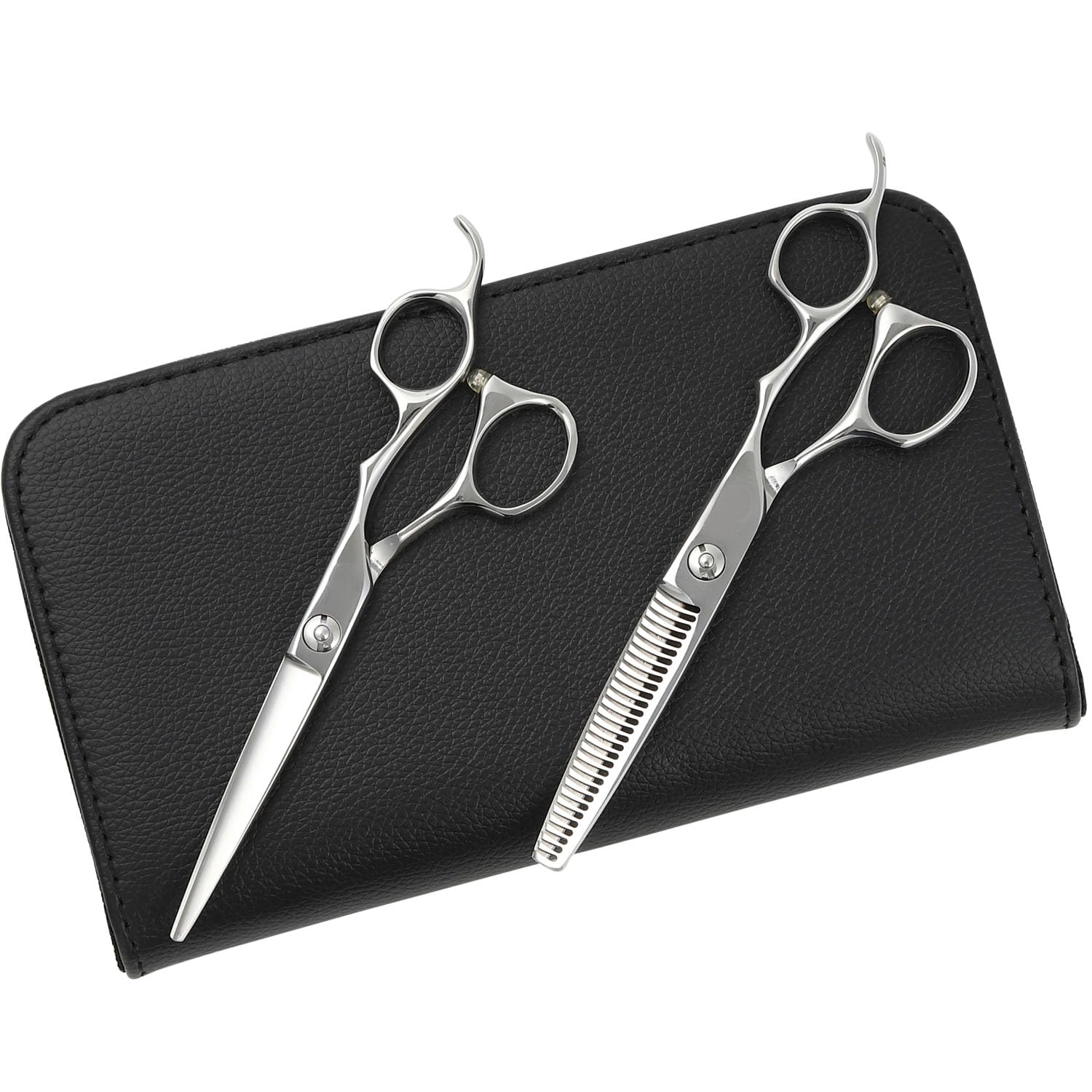 

DEEDS GUZ Thinning and Case Set by a Japanese scissors Professional Hairdressing and Haircutting [PF] Scissors, Shears, (6.0 inches) DEEDS,