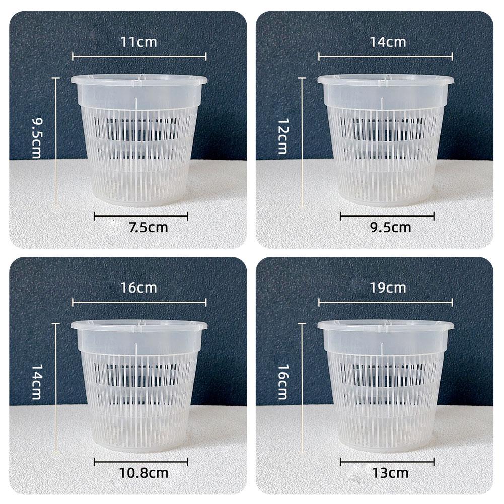 Mesh Pot Root Control Orchid Flower Breathable Growth Container Drainage Hole Orchid Pot With Root Garden Plastic Flower Pot