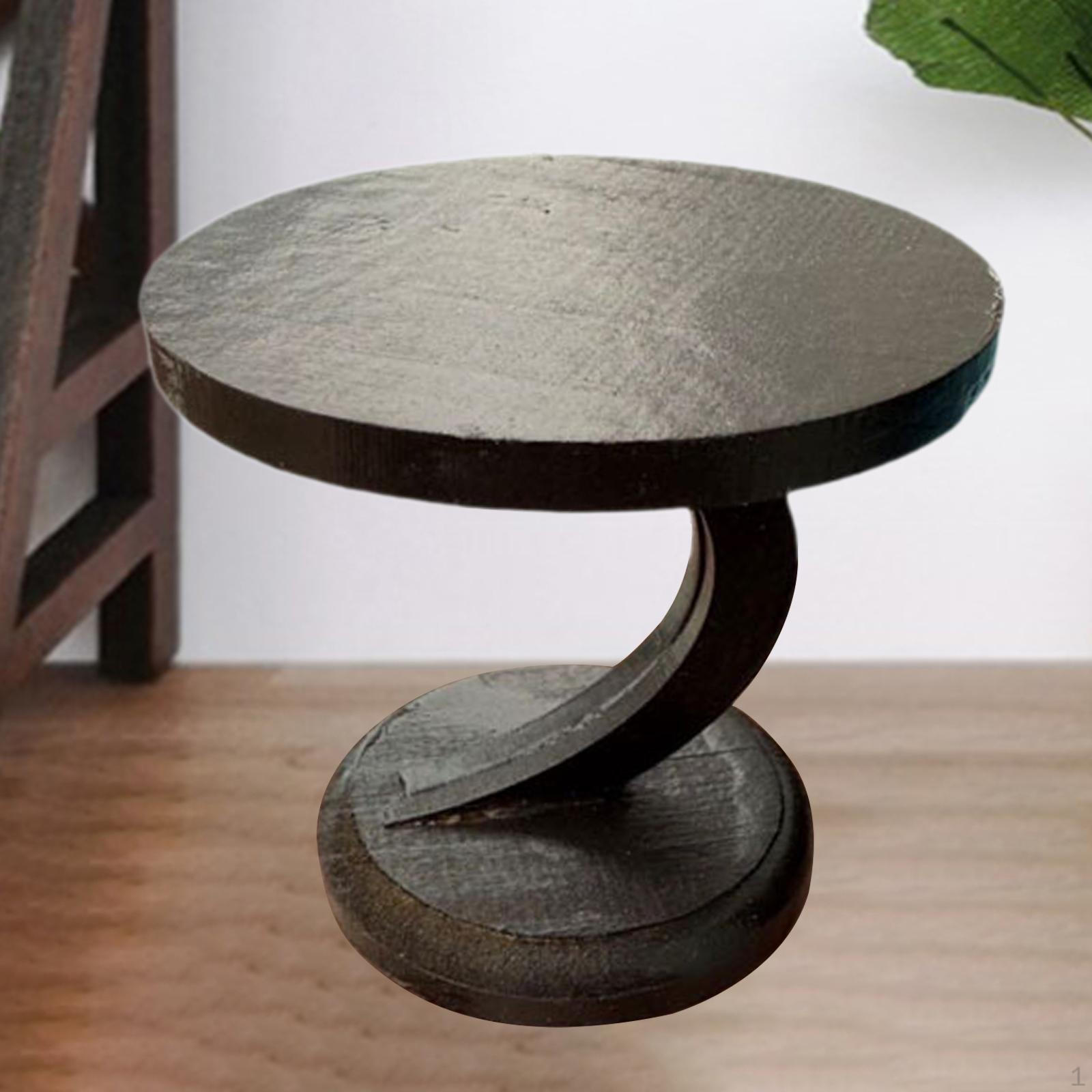 

1:12 Приставной столик для кукольного домика 1: 12 Миниатюрная мебель для кукольного домика Side End Table