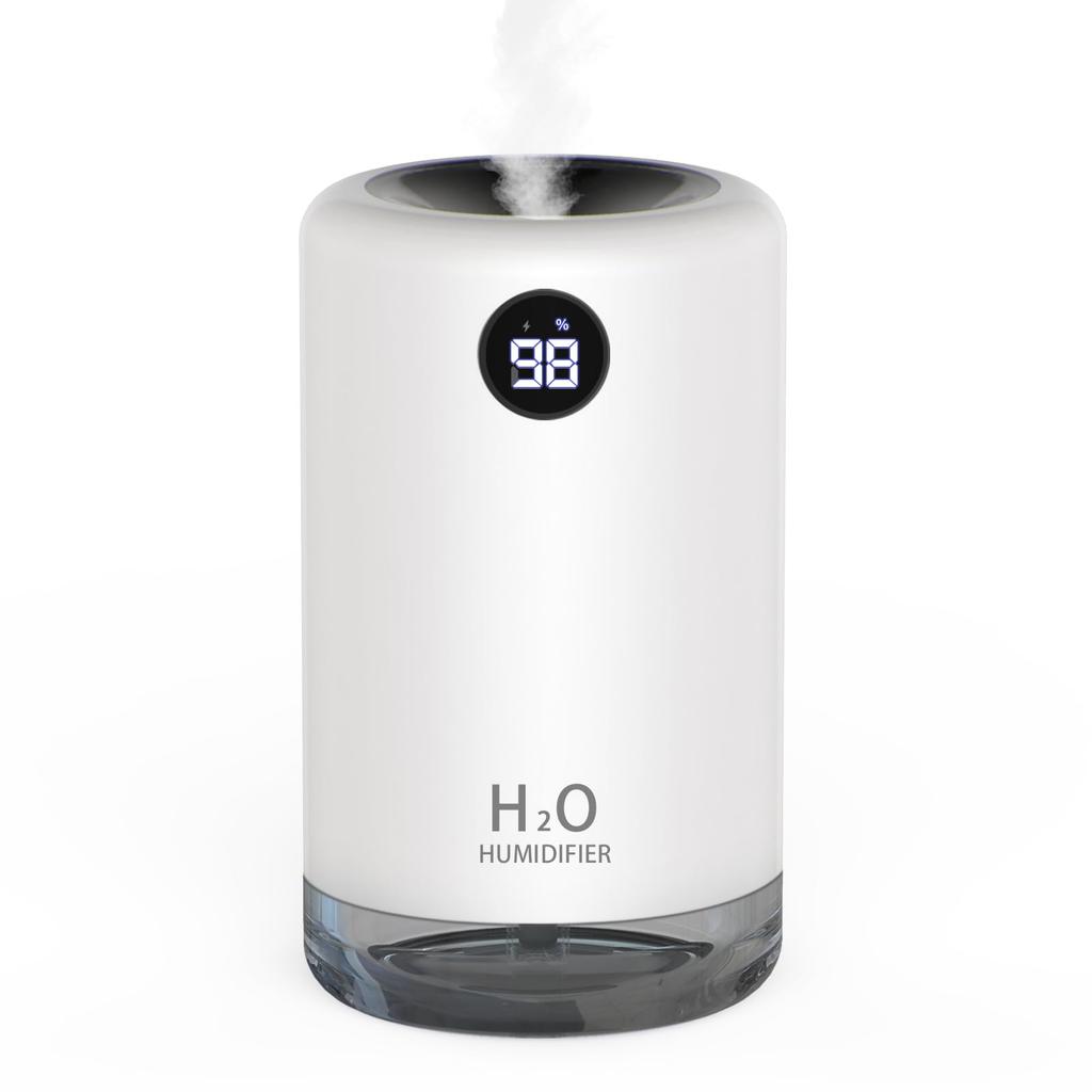 Compact Desktop Humidifier for Winter Digital Battery Level This Desktop Humidifier Is and Features a 2000mAh Perfect for Combating Dry Hay and Car