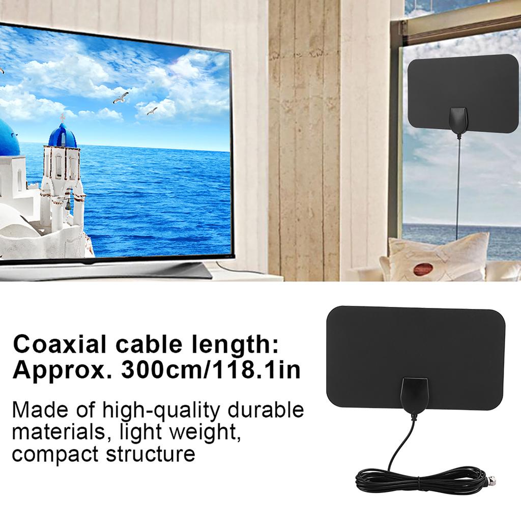 2Pcs TY13 EU US HDTV Antenna Mini Portable High Definition TV Television Antenna 4K