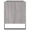Record Cabinet Gray Sonoma 74.5 x 38 x 48 cm Engineered Wood
