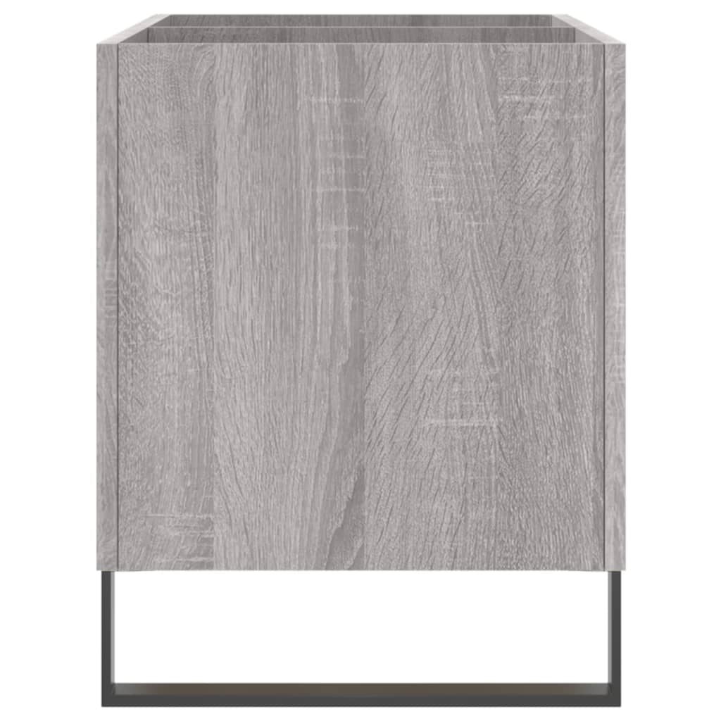 Record Cabinet Gray Sonoma 74.5 x 38 x 48 cm Engineered Wood