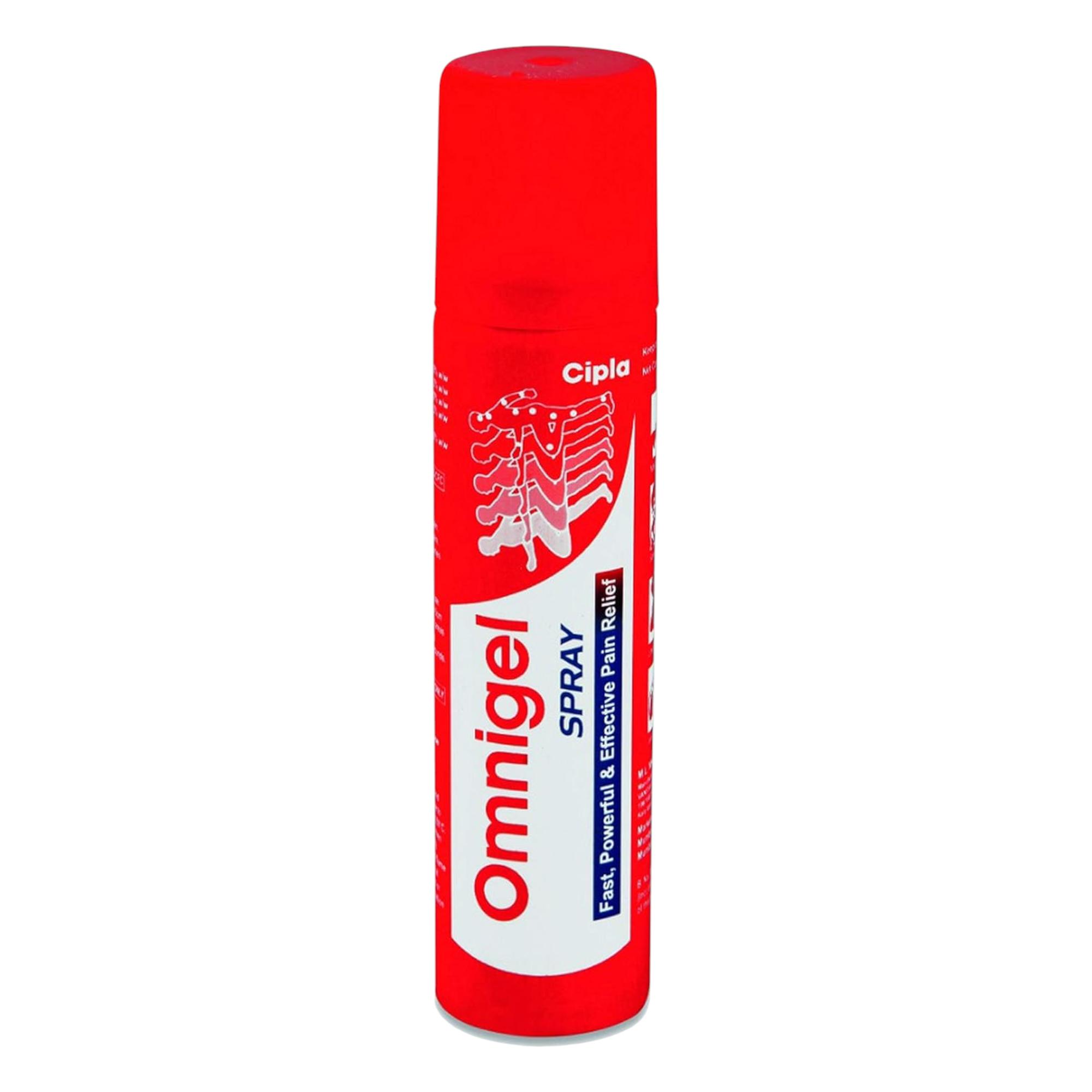 

Omnigel Spray 100 Gm Pain Relief Spray With Diclofenac Menthol And Linseed Oil For Muscle Joint And Back Discomfort