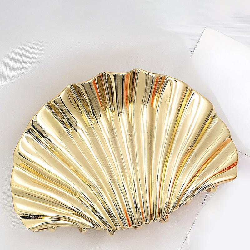 Practical Metal Shell Hair Clip Elegant Hair Accessory Hair Decoration Hairpieces For Various Hairstyles And Occasion