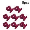1/8pc Refrigerato Magnetic Clips Heavy Duty Whiteboard Space-Saving Clip Set Document Bill Magnetic Clips Photo Display Holder