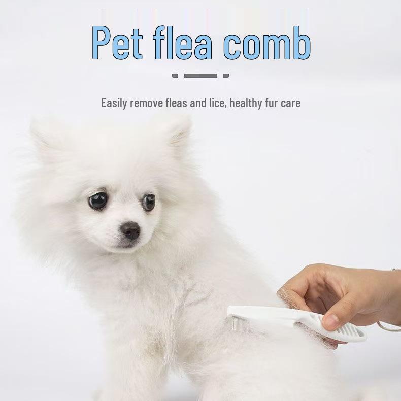 Pet Grooming Comb Brush for Cats and Dogs - Removes Loose Hair and Fleas