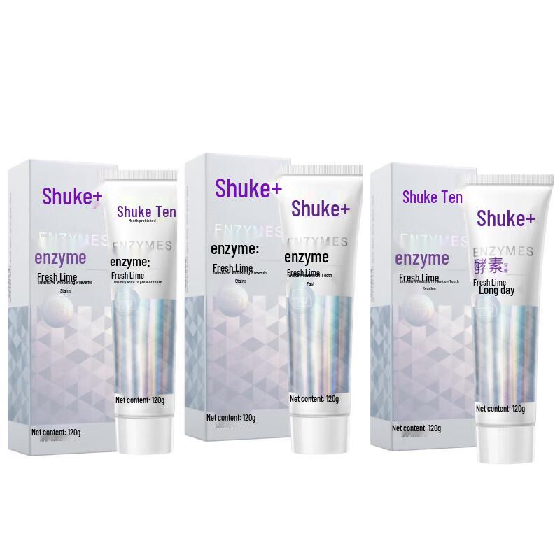 

Shuke Enzyme Toothpaste - Lime Flavor 3-Pack