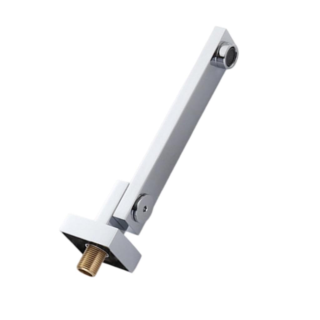 Practical 180 Degrees Rotating Bathtubs Faucet Wall Mounted Sturdy Stainless Steel Shower Spouts Systems Daily Use