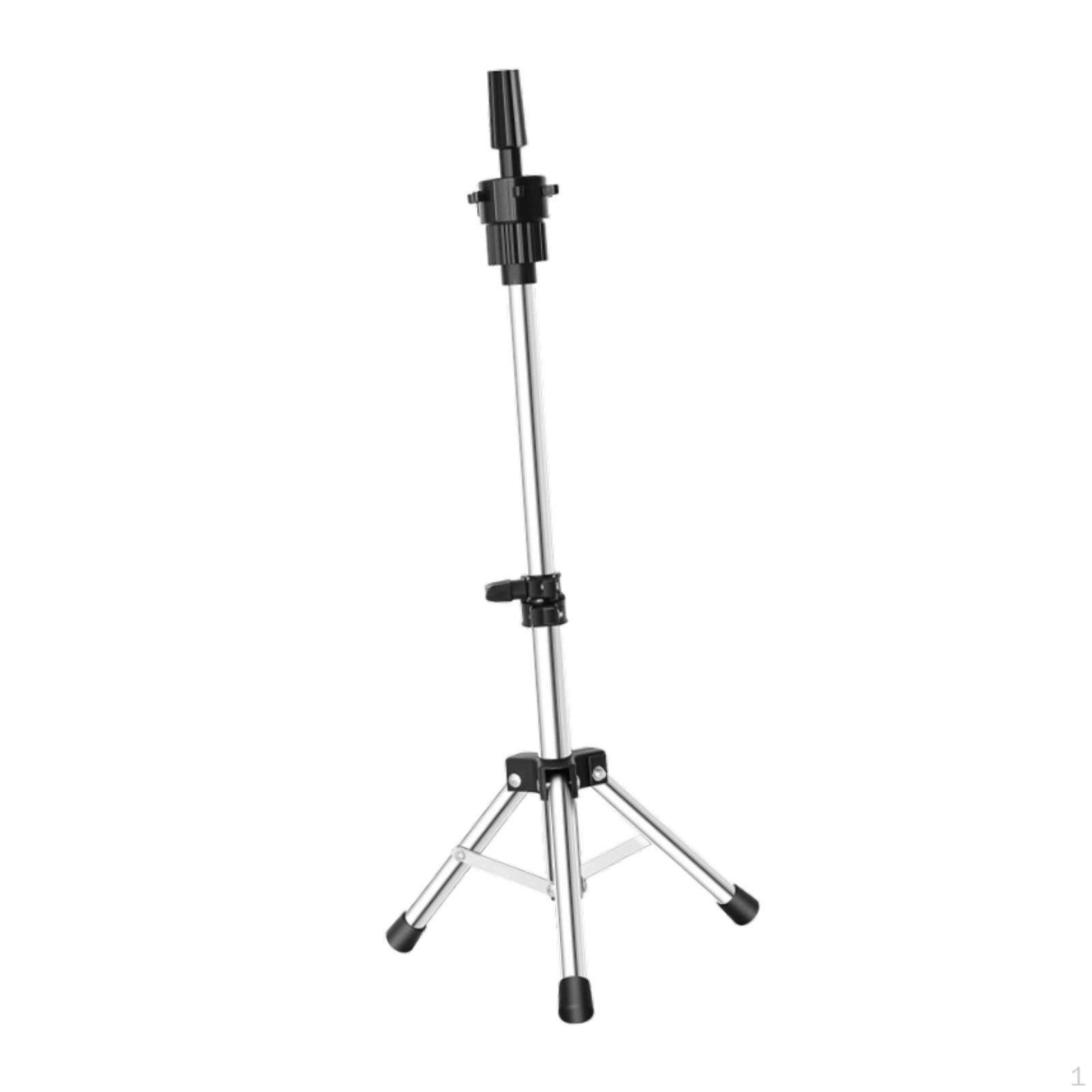 

Wig Stand Tripod Mannequin Head for Hairdressing Training Holder