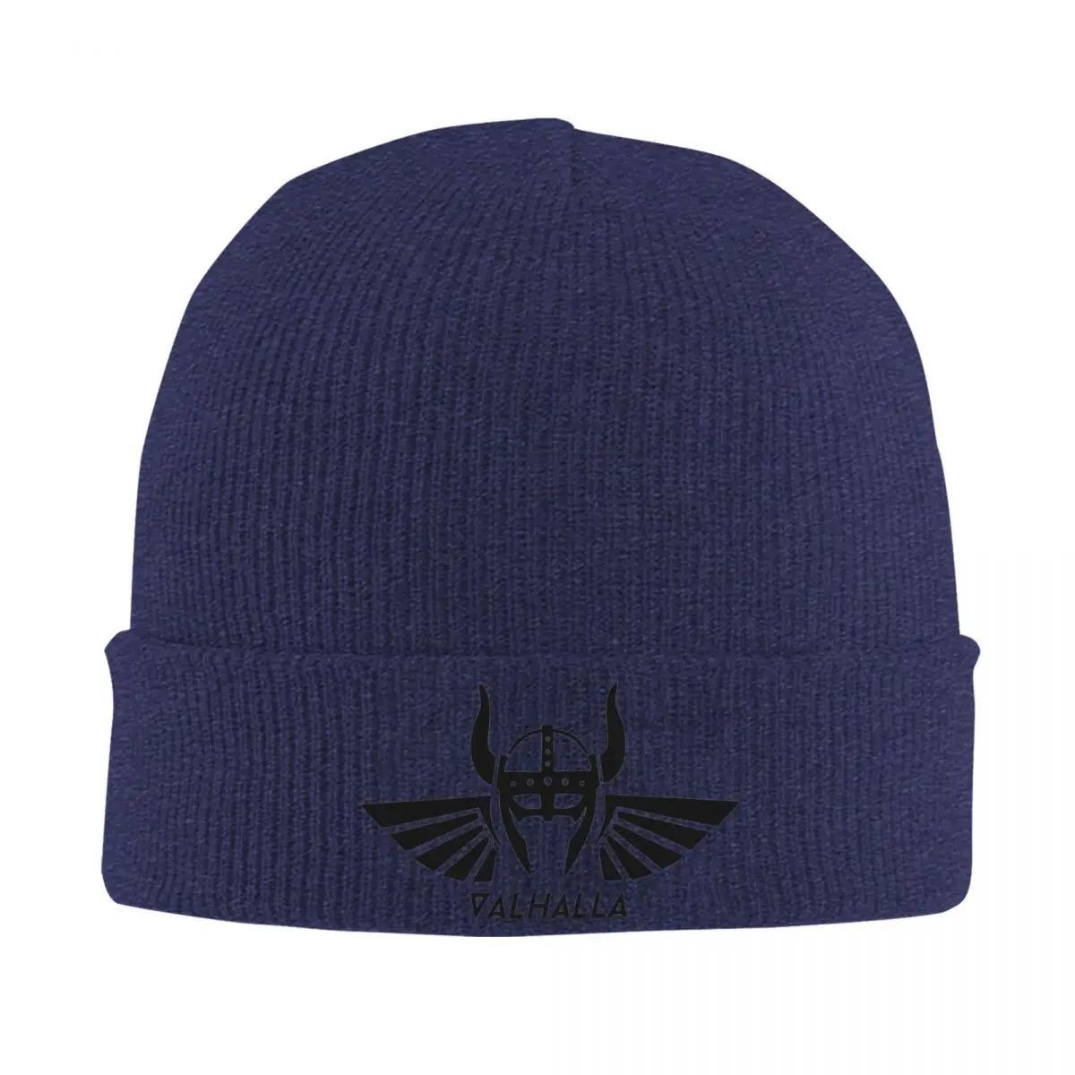 

Valhalla Beanie Hats Guild Trendy Caps Female Male Hippie Skullies Beanies Autumn Winter Graphic Head Wrap Beanie Hat