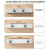 ABS Cling Film Dispenser 2-in-1 Slide Cutter New Cutter Storage Box