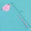Hot fairy feather bells tease cat stick interactively to relieve boredom and make sounds of cat toys four colors