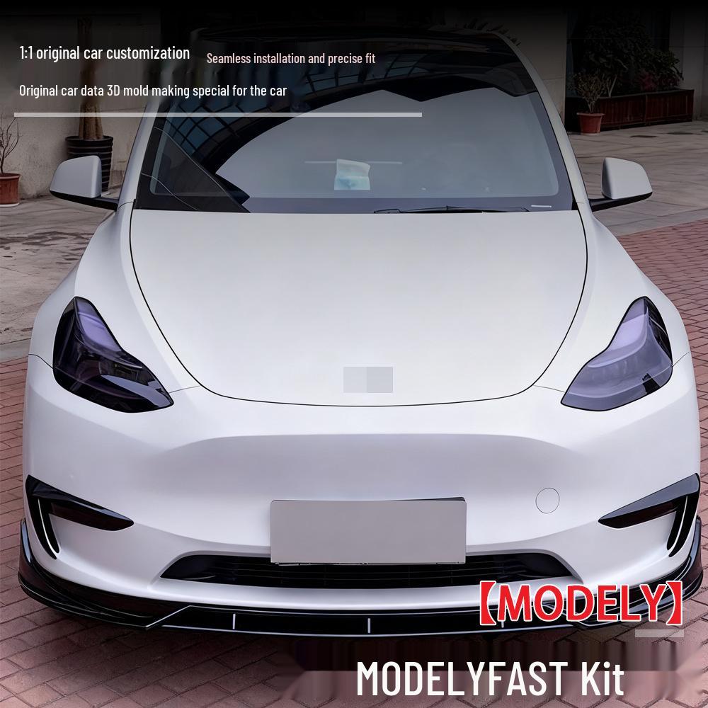 Tesla 2024+ Model Y Fast Kit: Front Lip & Side Skirts with Quality Assurance