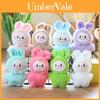 Adorable Cute Pop Mart Labubu Plush Rabbit Keychain Charm Soft Toy 12cm