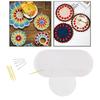 30Pcs Circle Mesh Plastic Canvas for Embroidery Stitch Needlepoint
