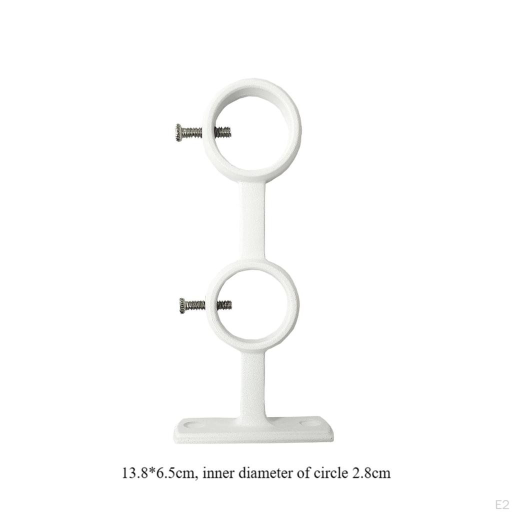 Doppelte Gardinenstangenhalterung unterstützt Fenstervorhanghalter für Hotel