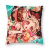 Anime Jibaku Shounen Hanako Kun Povlak na polštář Ložnice Domácí Dekorativní Povlak na polštář Čtvercový Zip Povlaky na polštář Saténové Měkké Nevyblednoucí
