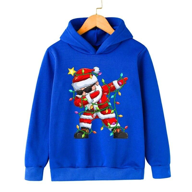 Vánoční Mikiny s potiskem Santa Clause Unisex Dámská Móda Streetwear Oversized Mikiny Mikina Pulovry Teplákové soupravy Unisex Oblečení