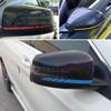 2PCS Stripes Sticker Rearview Mirror Decal For Mercedes Benz A B C E CLA S V R ML AMG W176 C117 W205 W204 W213 W212 C253 Decal
