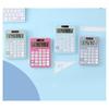 Versatile 12 Mini Digit Solar Power Calculator Colorful Design Offices Tool