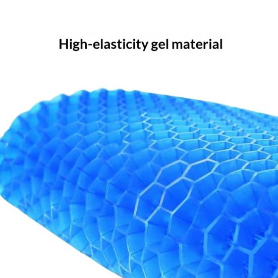 Summer Gel Seat Cushion, Thick Honeycomb Ice Cooling Pad for Pressure Pain Relief, Breathable Car Seat Office Chair Cooling Sitting Mat