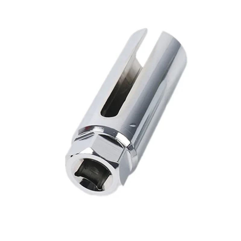 22mm Sauerstoffhaltig Sauerstoff Vakuum Lambda Sensor Demontage Nuss Schwarz Schmale Maulweite Kit Autowerkzeuge 1/2 Aufnahme 8mm Schlitz CR-V Stahl