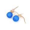 6pcs Tubular Ball Feather Ball Cat Toy Kitten Playing Pet Ball Toy