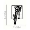 Forged Metal Zebra Wall Decor Modern Farmhouse Bohemian Animal Art