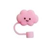 1Pcs Straw Tips Cover Straw Covers Cap For Reusable Straws Cloud Shape Straw Protector