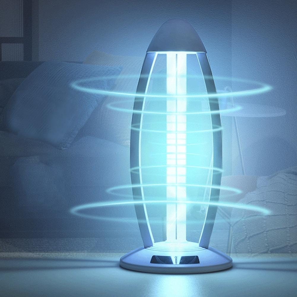 Dual Tube Ultraviolet Light Lamp Remote Control Timing Table Light for Home Hospital UseUS Plug