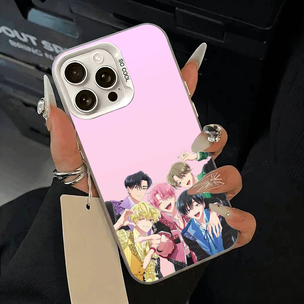 T-Tamon's-S Side Phone Case For IPhone 17 Air 16 15 14 13 12 11 Pro Max White Sliver Hard Cover