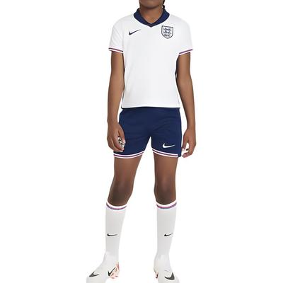 Nike England Team Lightweight Soft Comfortable Kids Football Kit Kids Football Kit White Space-Blue FJ4439-100
