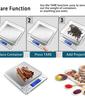 Digital Kitchen Scale 500g/ 0.01g Small Jewelry Scale Food Scales Digital Weight Gram and Oz Digital Gram Scale with LCD/ Tare